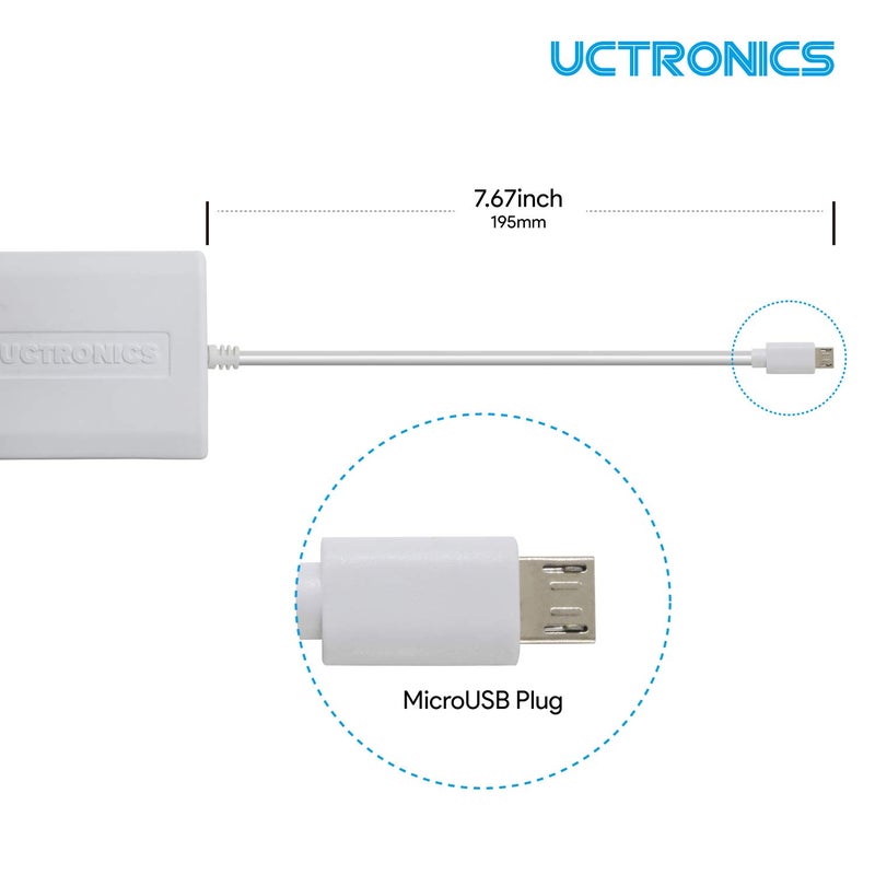 UCTRONICS for Raspberry Pi Zero Ethernet and Power, Micro USB Ethernet/PoE Adapter for Fire TV Stick, Chromecast, Google Mini, and More, IEEE 802.3af Compliant - Image 3